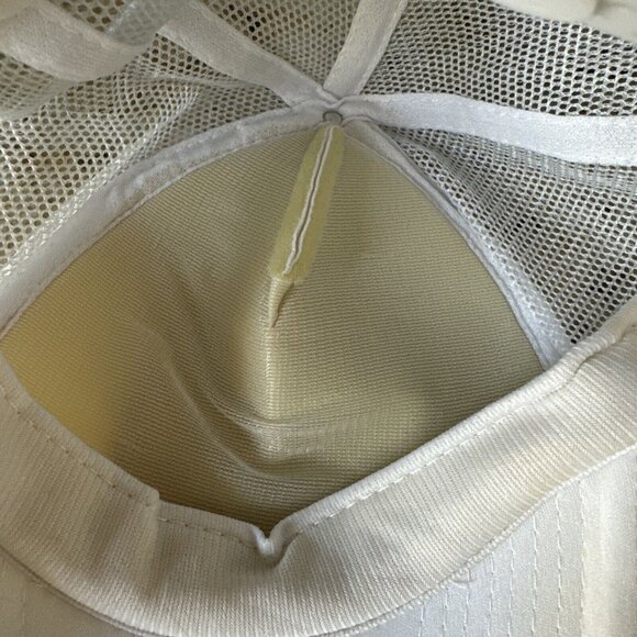 Vintage Dayton Beach Florida USA Snapback Baseball‎ Americana Hat White Cap Mesh - Picture 6 of 6